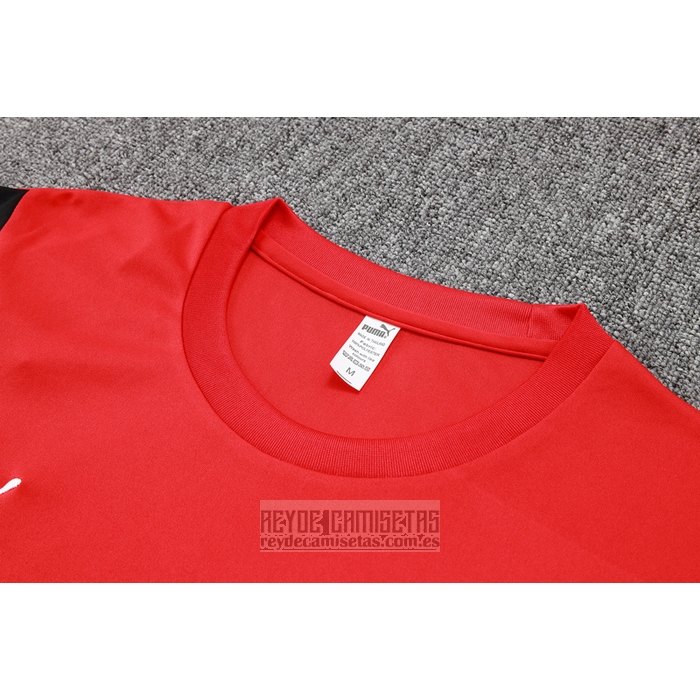 Chandal del AC Milan Manga Corta 2023-2024 Rojo